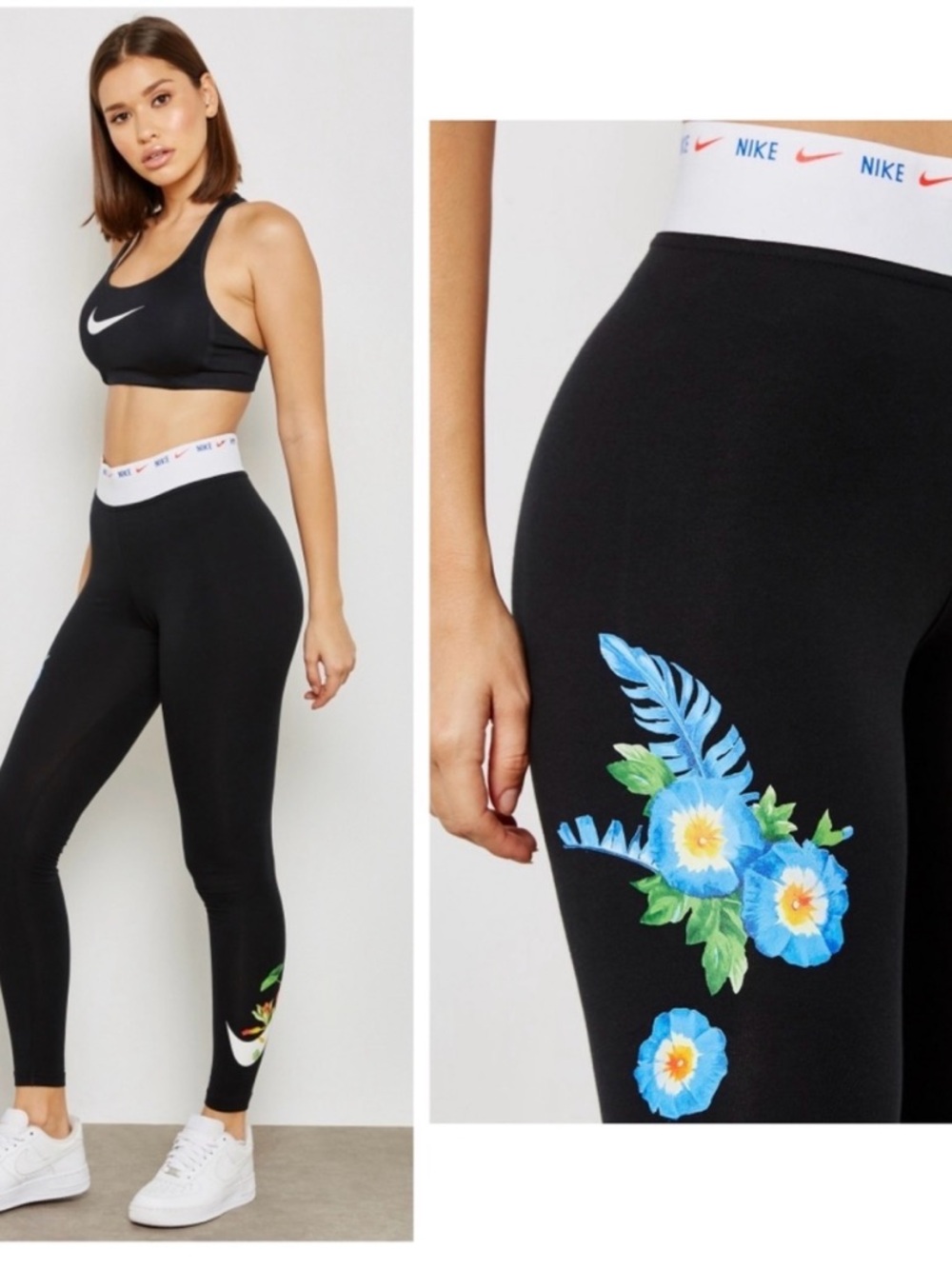 Nike Hyper Femme Floral Leggings Small